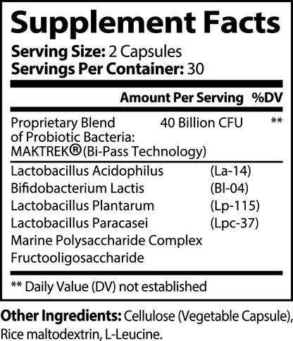 PROBIOTIC 40 BILLION CFU